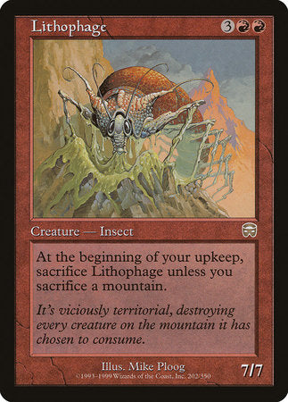 Lithophage [Mercadian Masques] | Magic Magpie