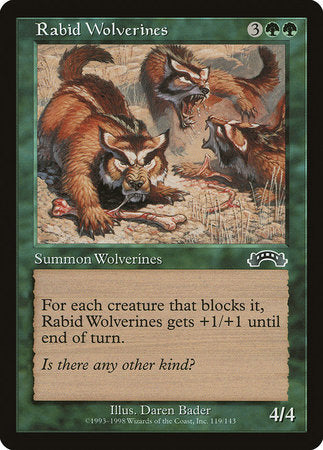 Rabid Wolverines [Exodus] | Magic Magpie