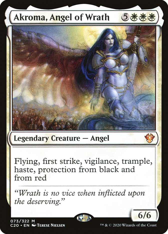 Akroma, Angel of Wrath [Commander 2020] | Magic Magpie