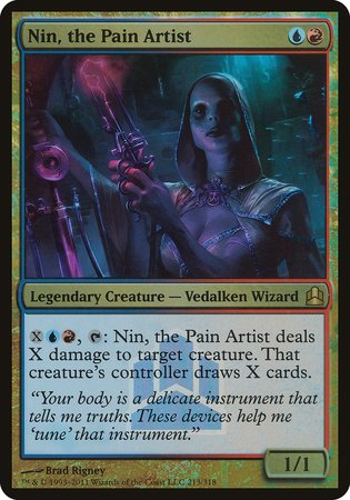 Nin, the Pain Artist (Commander Launch Promo) [Commander 2011 Launch Party] | Magic Magpie