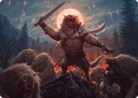 Tovolar, the Midnight Scourge 1 Art Card [Innistrad: Midnight Hunt Art Series] | Magic Magpie