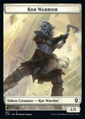 Kor Warrior // Wizard Double-sided Token [Commander Legends: Battle for Baldur's Gate Tokens] | Magic Magpie