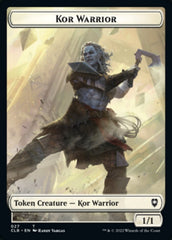 Kor Warrior // Shapeshifter (023) Double-sided Token [Commander Legends: Battle for Baldur's Gate Tokens] | Magic Magpie