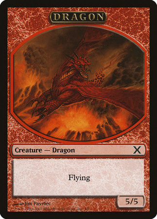 Dragon Token [Tenth Edition Tokens] | Magic Magpie