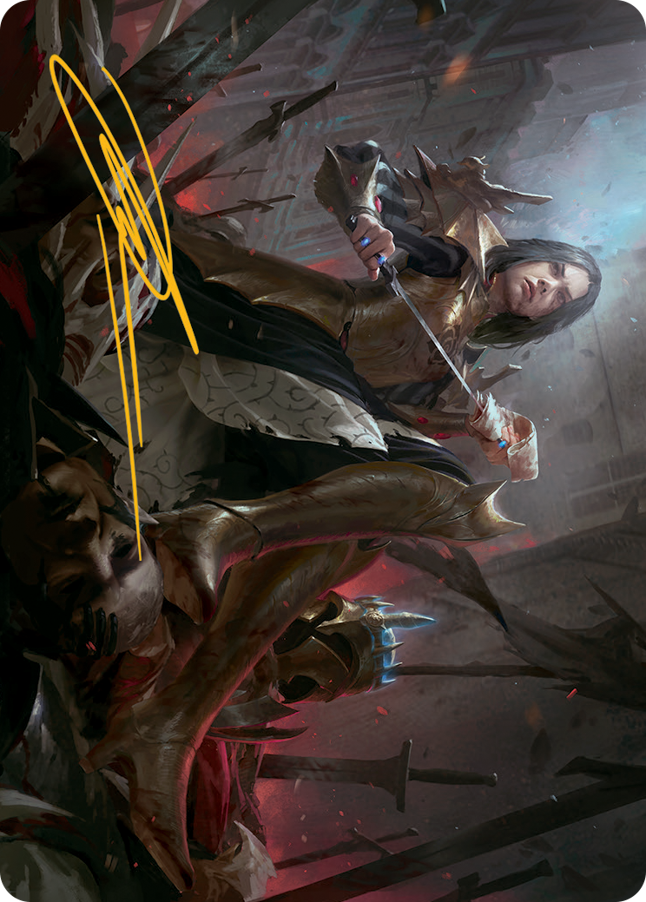 Marchesa, Resolute Monarch Art Card (Gold-Stamped Signature) [March of the Machine Art Series] | Magic Magpie