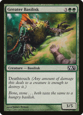 Greater Basilisk [Magic 2012] | Magic Magpie