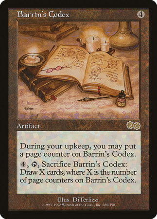 Barrin's Codex [Urza's Saga] | Magic Magpie