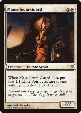 Mausoleum Guard [Duel Decks: Sorin vs. Tibalt] | Magic Magpie