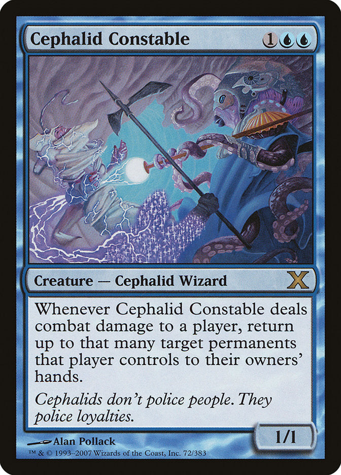 Cephalid Constable [Tenth Edition] | Magic Magpie