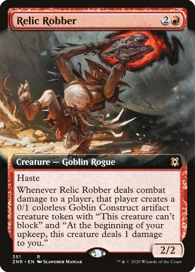 Relic Robber (Extended Art) [Zendikar Rising] | Magic Magpie