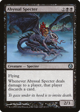 Abyssal Specter [Duels of the Planeswalkers] | Magic Magpie