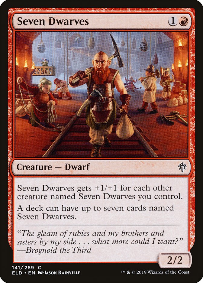Seven Dwarves [Throne of Eldraine] | Magic Magpie