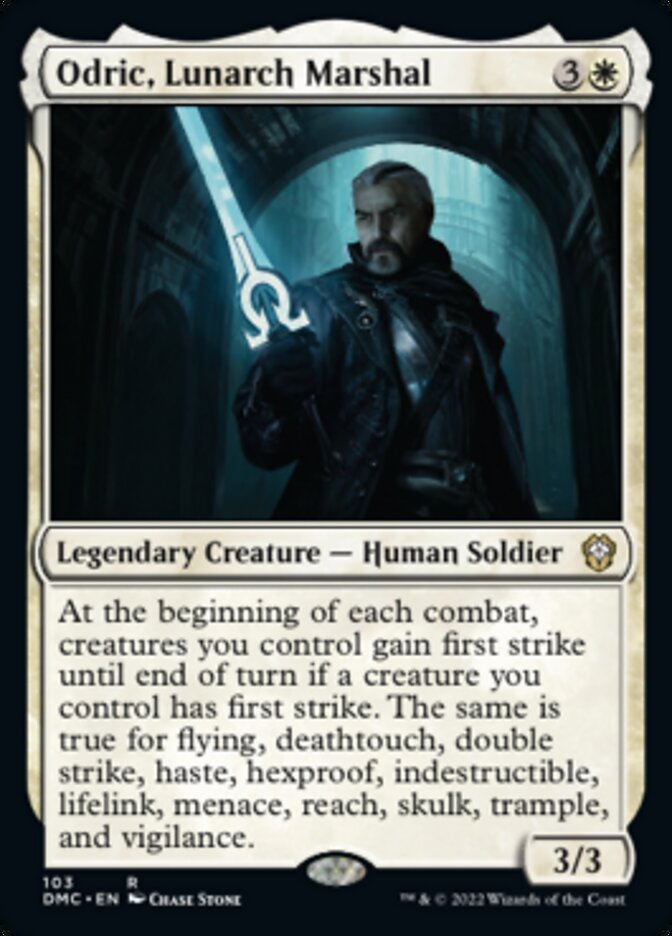 Odric, Lunarch Marshal [Dominaria United Commander] | Magic Magpie