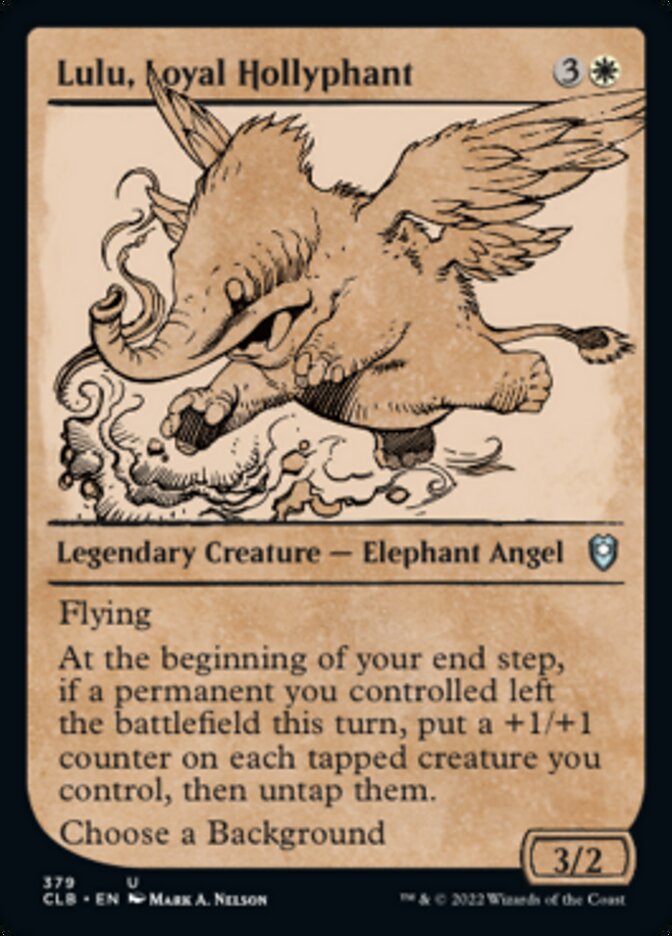 Lulu, Loyal Hollyphant (Showcase) [Commander Legends: Battle for Baldur's Gate] | Magic Magpie