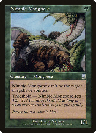 Nimble Mongoose [Odyssey] | Magic Magpie