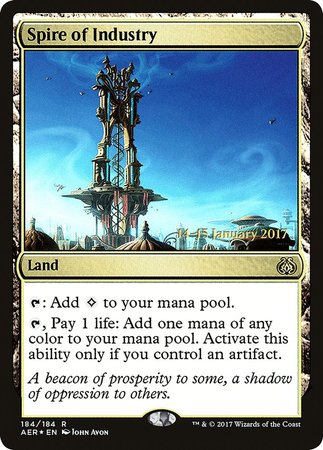 Spire of Industry [Aether Revolt Promos] | Magic Magpie