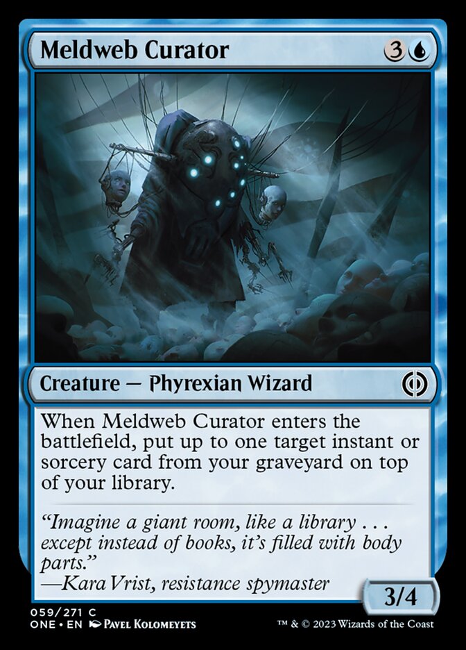 Meldweb Curator [Phyrexia: All Will Be One] | Magic Magpie