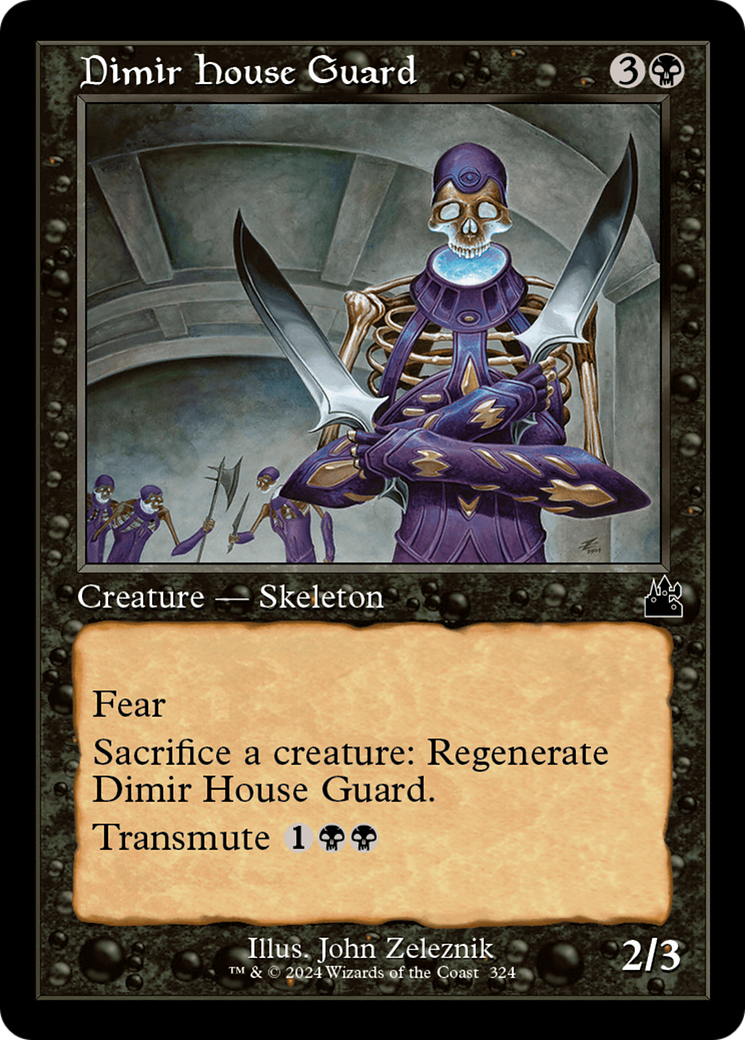 Dimir House Guard (Retro Frame) [Ravnica Remastered] | Magic Magpie