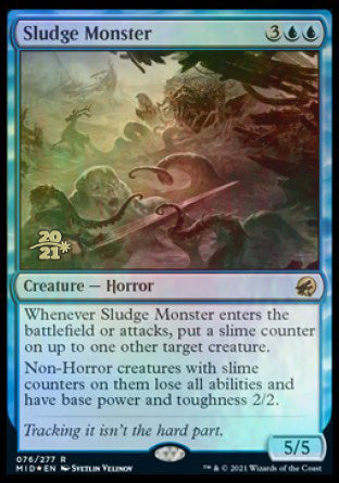 Sludge Monster [Innistrad: Midnight Hunt Prerelease Promos] | Magic Magpie