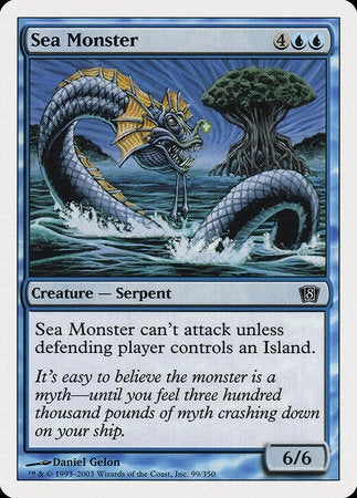 Sea Monster [Eighth Edition] | Magic Magpie