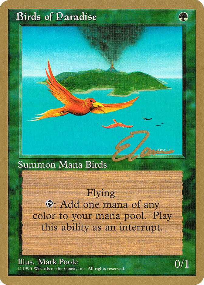 Birds of Paradise (Eric Tam) [Pro Tour Collector Set] | Magic Magpie