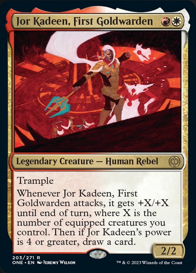 Jor Kadeen, First Goldwarden [Phyrexia: All Will Be One] | Magic Magpie