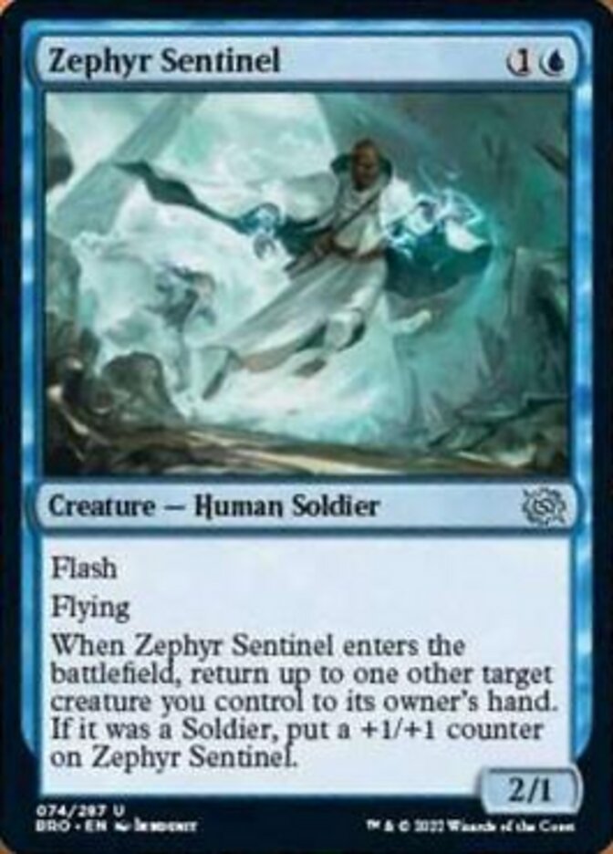 Zephyr Sentinel [The Brothers' War] | Magic Magpie