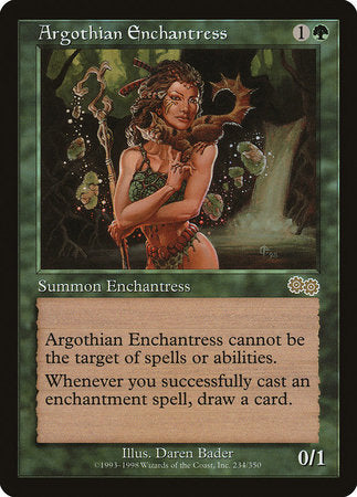 Argothian Enchantress [Urza's Saga] | Magic Magpie