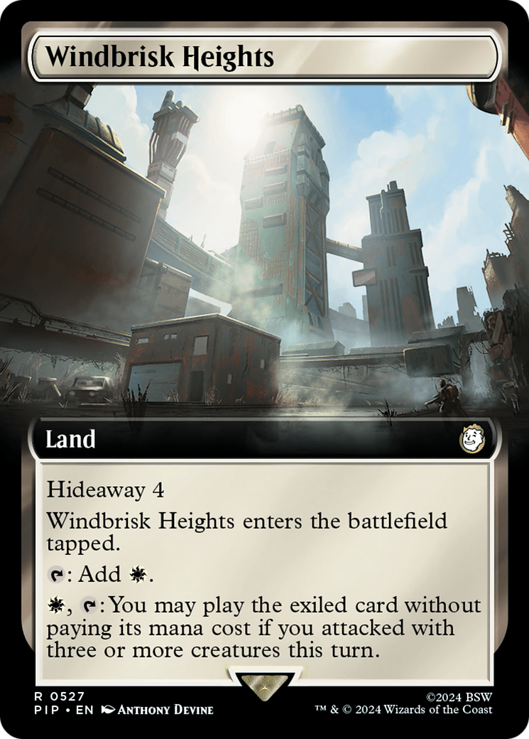 Windbrisk Heights (Extended Art) [Fallout] | Magic Magpie