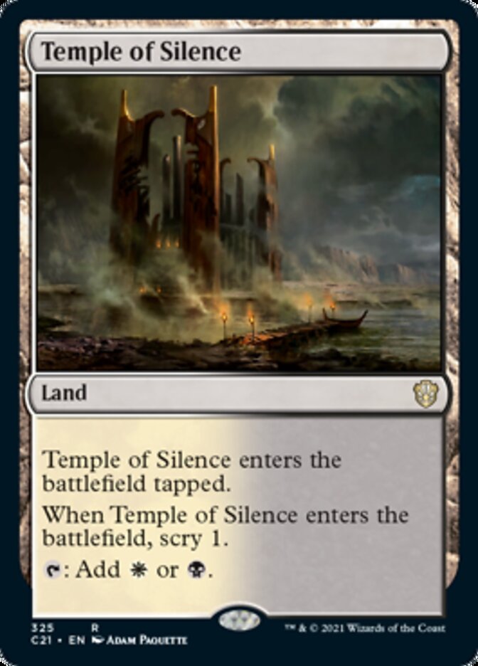 Temple of Silence [Commander 2021] | Magic Magpie