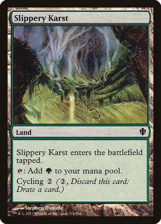 Slippery Karst [Commander 2013] | Magic Magpie