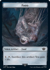 Food // Wraith Double-Sided Token [The Lord of the Rings: Tales of Middle-Earth Commander Tokens] | Magic Magpie