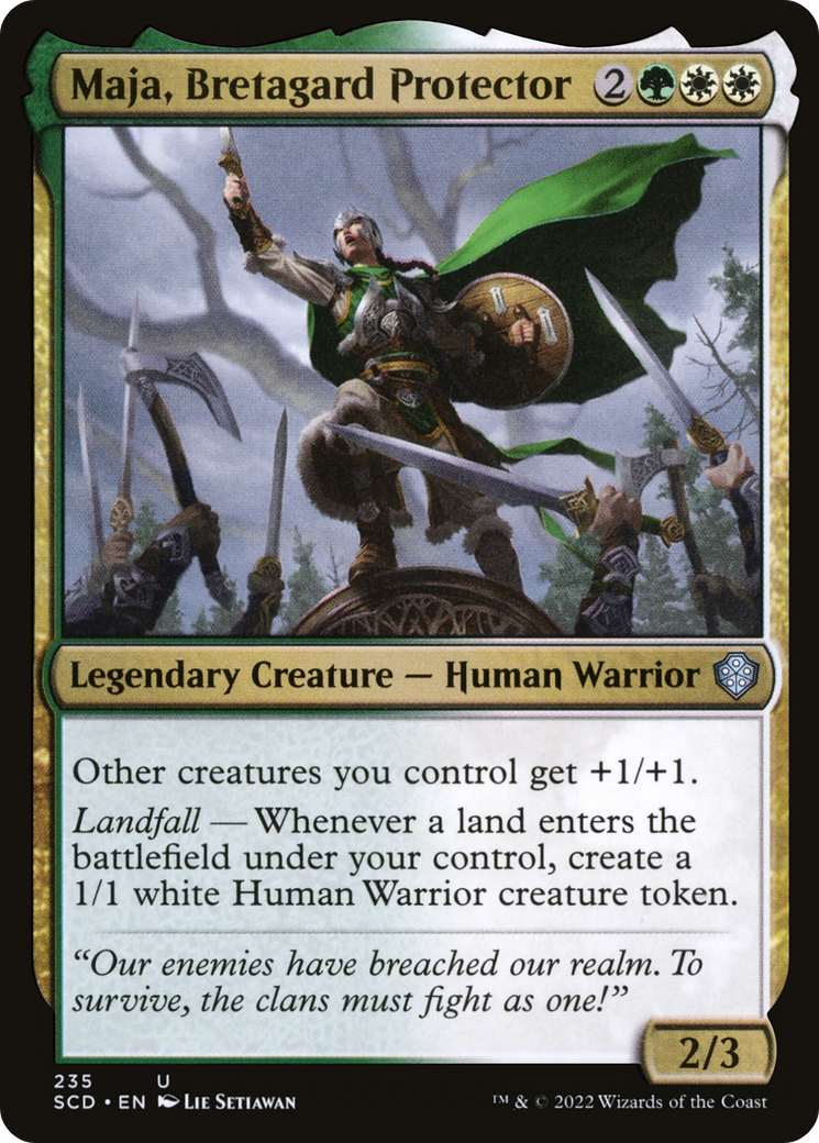 Maja, Bretagard Protector [Starter Commander Decks] | Magic Magpie