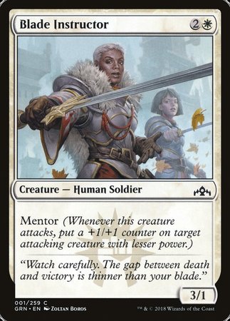Blade Instructor [Guilds of Ravnica] | Magic Magpie