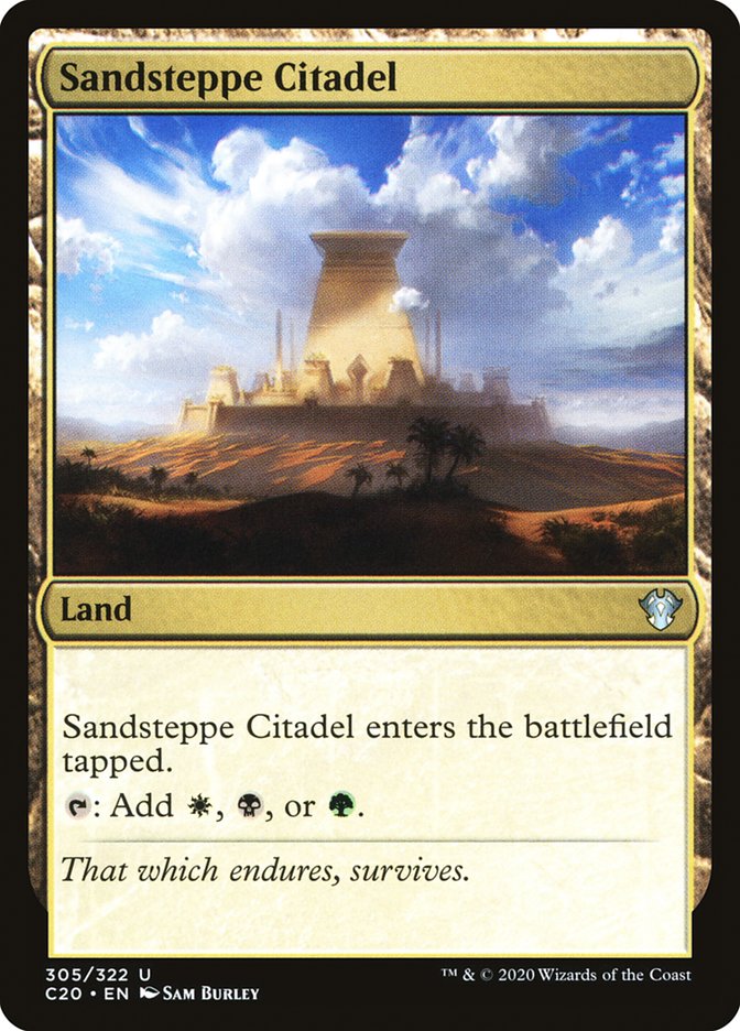 Sandsteppe Citadel [Commander 2020] | Magic Magpie