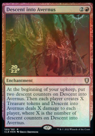 Descent into Avernus [Commander Legends: Battle for Baldur's Gate Prerelease Promos] | Magic Magpie