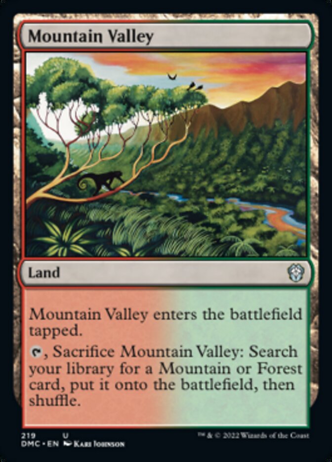 Mountain Valley [Dominaria United Commander] | Magic Magpie