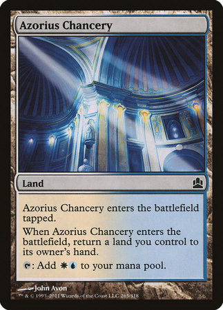 Azorius Chancery [Commander 2011] | Magic Magpie