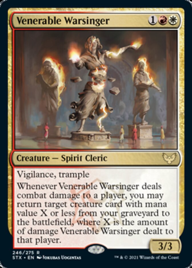 Venerable Warsinger [Strixhaven: School of Mages] | Magic Magpie