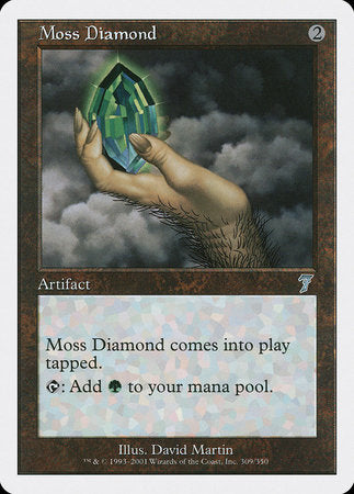 Moss Diamond [Seventh Edition] | Magic Magpie