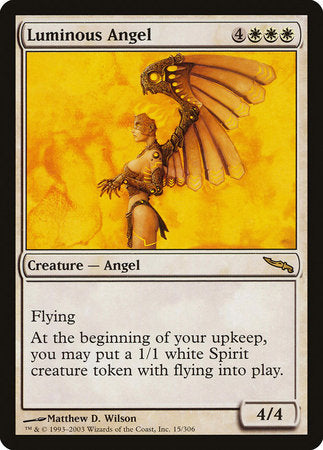 Luminous Angel [Mirrodin] | Magic Magpie