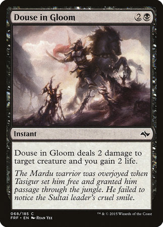Douse in Gloom [Fate Reforged] | Magic Magpie