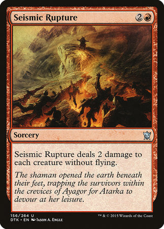 Seismic Rupture [Dragons of Tarkir] | Magic Magpie