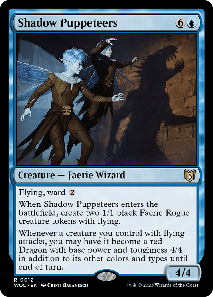 Shadow Puppeteers [Wilds of Eldraine Commander] | Magic Magpie