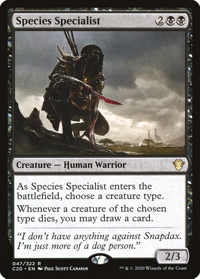Species Specialist [Commander 2020] | Magic Magpie
