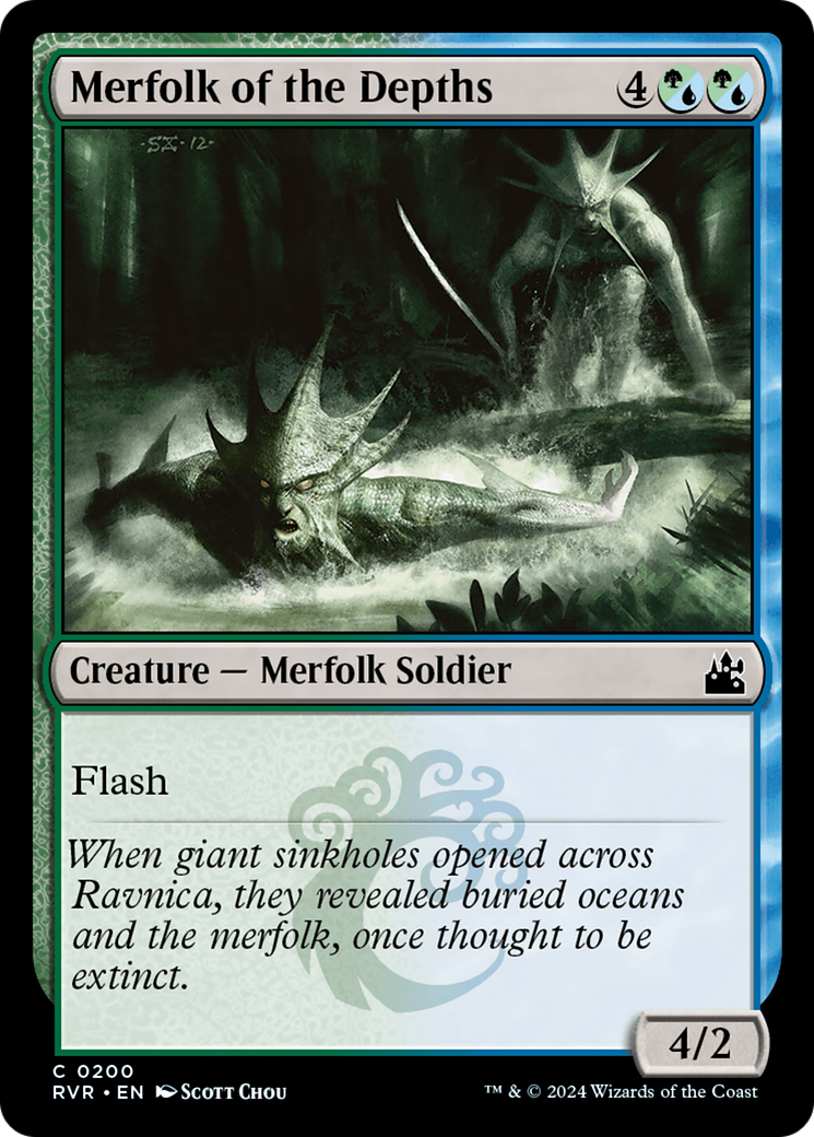 Merfolk of the Depths [Ravnica Remastered] | Magic Magpie