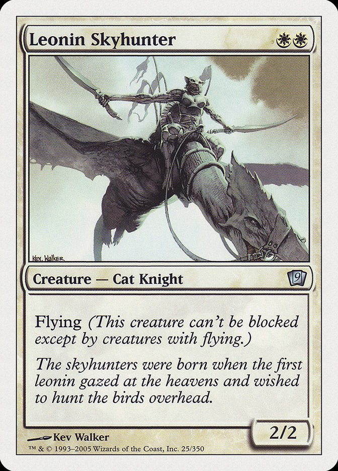 Leonin Skyhunter [Ninth Edition] | Magic Magpie