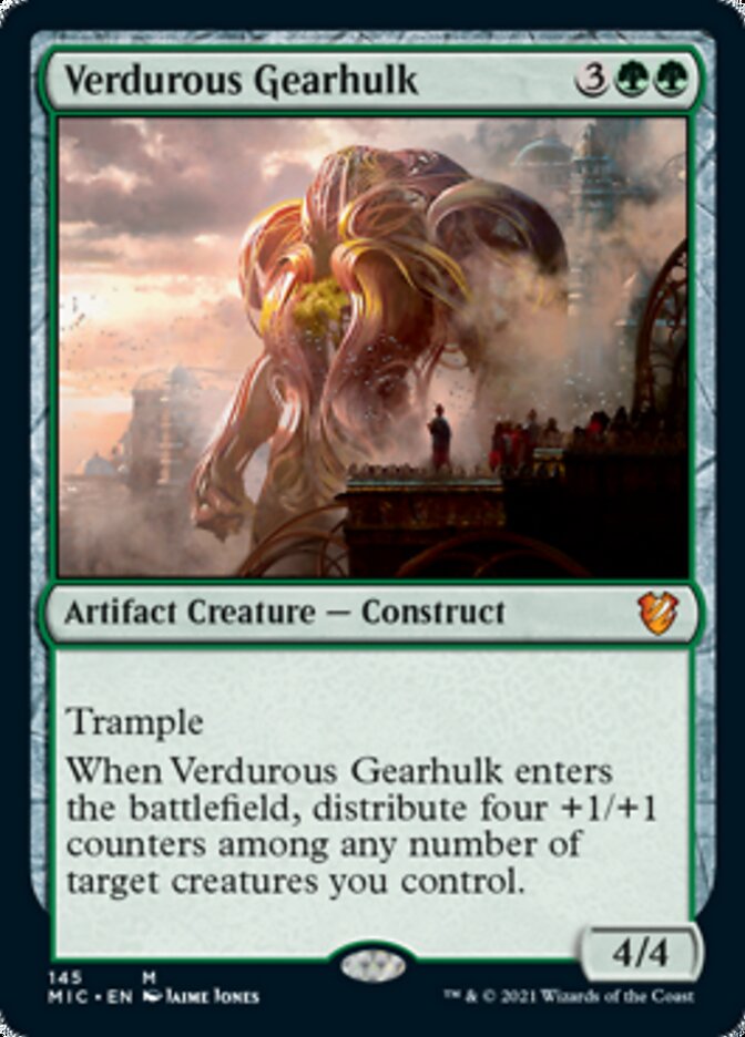 Verdurous Gearhulk [Innistrad: Midnight Hunt Commander] | Magic Magpie