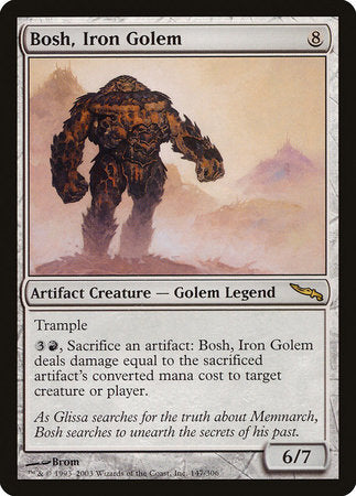 Bosh, Iron Golem [Mirrodin] | Magic Magpie