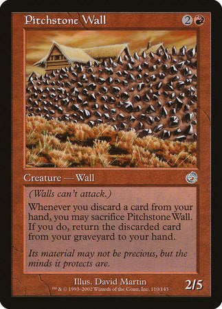 Pitchstone Wall [Torment] | Magic Magpie